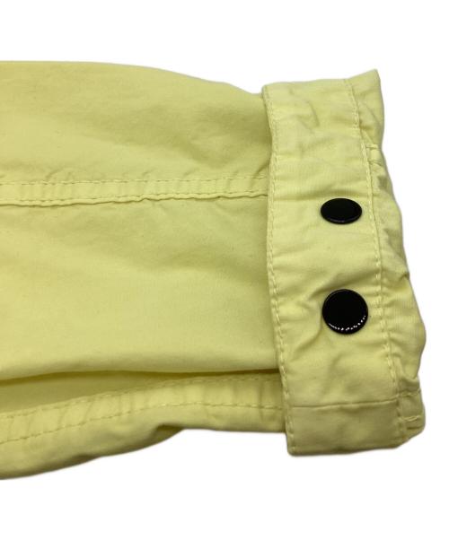 STONE ISLAND（ストーンアイランド）STONE ISLAND (ストーンアイランド) ガーメントダイコットンワークシャツ/7415110WN/21SS イエロー サイズ:Mの古着・服飾アイテム