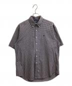 RALPH LAURENラルフローレン）の古着「BLAKE チェックシャツ / 半袖シャツ」｜ブラック