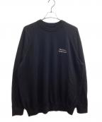 The Ennoy Professionalザ エンノイ プロフェッショナル）の古着「25AW / MERINO WOOL SWEATER /  メリノ ウール セーター」｜ブラック