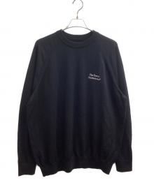 The Ennoy Professional（ザ エンノイ プロフェッショナル）の古着「25AW / MERINO WOOL SWEATER /  メリノ ウール セーター」｜ブラック