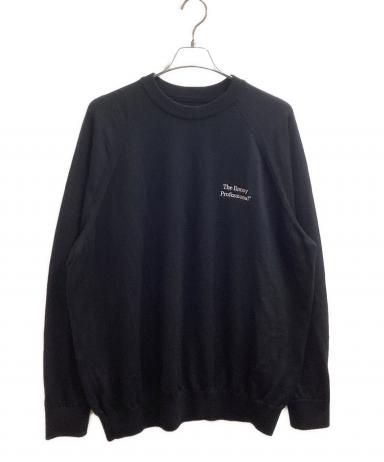ennoy エンノイ MERINO WOOL SWEATER (BLACK) ENNOY MERINO WOOL SWEATER （BLACK）L