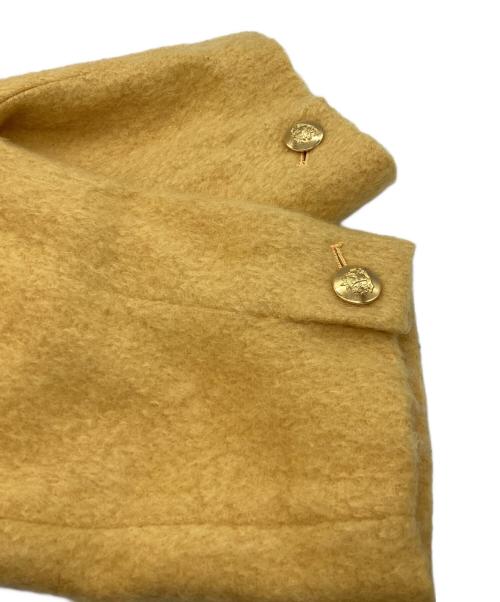 Diagram GRACE CONTINENTAL（ダイアグラム グレースコンチネンタル）Diagram GRACE CONTINENTAL (ダイアグラム グレースコンチネンタル) モヘヤシャギーショートジャケット イエロー サイズ:Sの古着・服飾アイテム