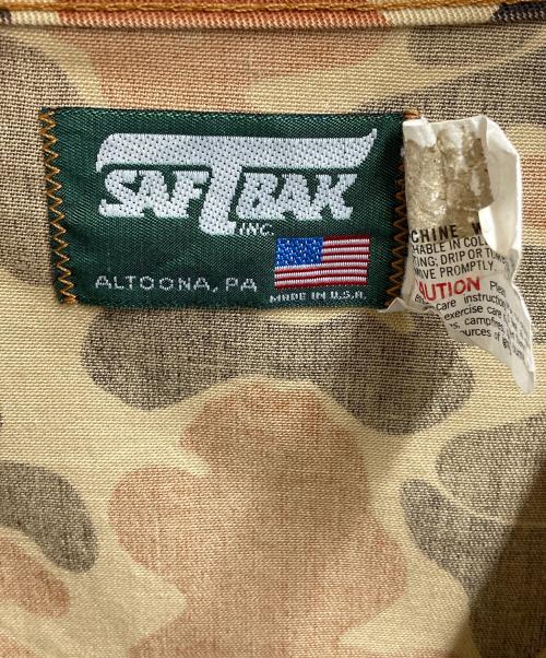 SAFTBAK（サフトバック）SAFTBAK (サフトバック) 80s ハンティングベスト【USA製】 ブラウン サイズ:不明の古着・服飾アイテム