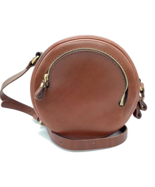 Herz（ヘルツ）Herz (ヘルツ) まんまるショルダーポシェット ブラウンの古着・服飾アイテム