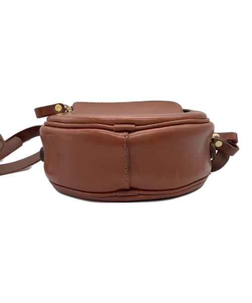 Herz（ヘルツ）Herz (ヘルツ) まんまるショルダーポシェット ブラウンの古着・服飾アイテム