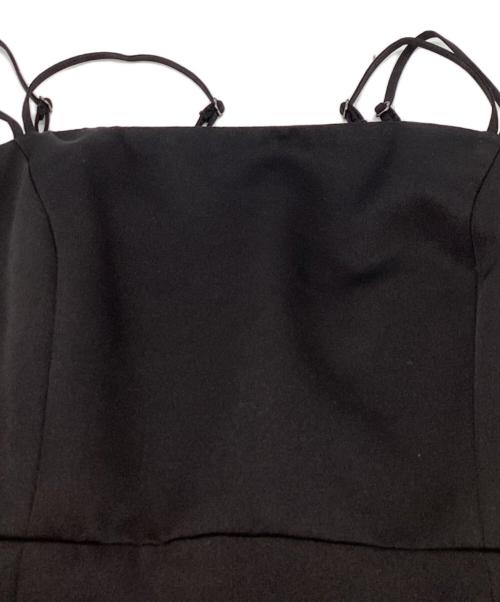 FRAY ID（フレイ アイディー）FRAY ID (フレイ アイディー) ビジューレースコンビドレス / FWFO241505 / 24SS ブラックの古着・服飾アイテム