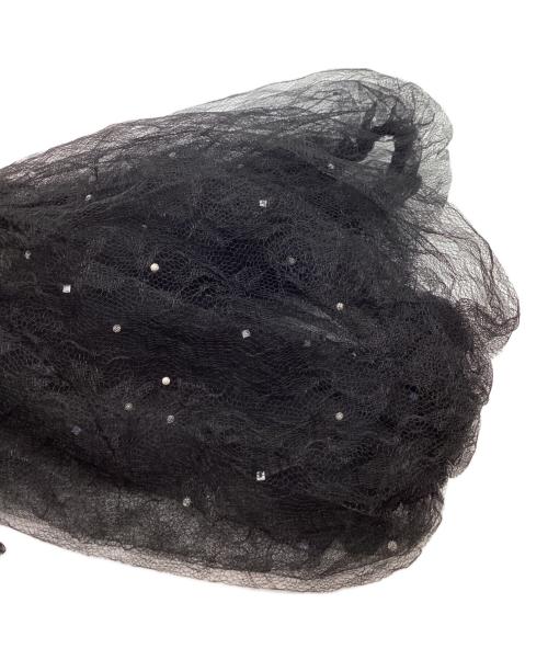 FRAY ID（フレイ アイディー）FRAY ID (フレイ アイディー) ビジューレースコンビドレス / FWFO241505 / 24SS ブラックの古着・服飾アイテム