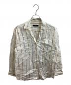 WEEKEND Max Maraウィークエンド マックスマーラ）の古着「リネンスキッパーシャツ」｜アイボリー