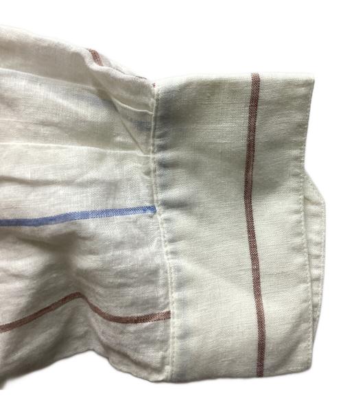 WEEKEND Max Mara（ウィークエンド マックスマーラ）WEEKEND Max Mara (ウィークエンド マックスマーラ) リネンスキッパーシャツ アイボリー サイズ:40の古着・服飾アイテム