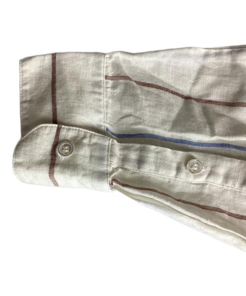 WEEKEND Max Mara（ウィークエンド マックスマーラ）WEEKEND Max Mara (ウィークエンド マックスマーラ) リネンスキッパーシャツ アイボリー サイズ:40の古着・服飾アイテム