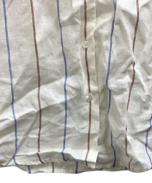 WEEKEND Max Mara（ウィークエンド マックスマーラ）WEEKEND Max Mara (ウィークエンド マックスマーラ) リネンスキッパーシャツ アイボリー サイズ:40の古着・服飾アイテム