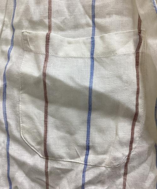 WEEKEND Max Mara（ウィークエンド マックスマーラ）WEEKEND Max Mara (ウィークエンド マックスマーラ) リネンスキッパーシャツ アイボリー サイズ:40の古着・服飾アイテム