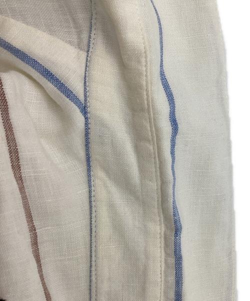 WEEKEND Max Mara（ウィークエンド マックスマーラ）WEEKEND Max Mara (ウィークエンド マックスマーラ) リネンスキッパーシャツ アイボリー サイズ:40の古着・服飾アイテム