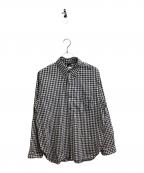 THE CORONA UTILITYコロナユーティリティ）の古着「WHITE COLLAR WORK SHIRT/C-OY 3824」｜ブラック