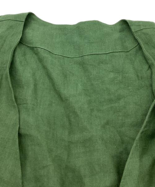 CBP（シービーピー）CBP (シービーピー) リネンカシュクールワンピース / 5623-20304 オリーブ サイズ:-の古着・服飾アイテム