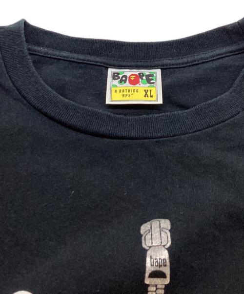 A BATHING APE（アベイシングエイプ）A BATHING APE (アベイシングエイプ) シャークプリントTシャツ / 001TEG801001X ブラック サイズ:XLの古着・服飾アイテム