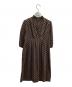 Hysteric Glamour（ヒステリックグラマー）の古着「ヒスベア シルクワンピース / 2A0-7190」｜ブラウン