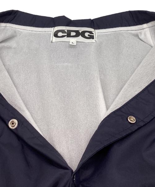 CDG（シーディージー）CDG (シーディージー) サークルロゴ コーチジャケット / SZ-J005 ネイビー サイズ:Lの古着・服飾アイテム
