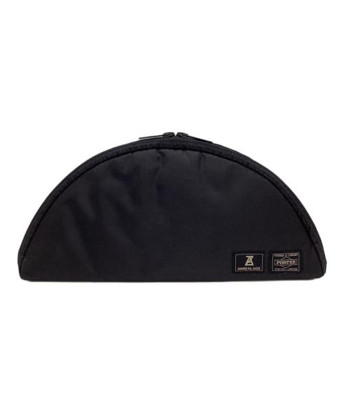 PORTER（ポーター）PORTER  (ポーター) ANREALAGE  (アンリアレイジ) ほぼ日 サークルケース / 手帳カバー ブラックの古着・服飾アイテム