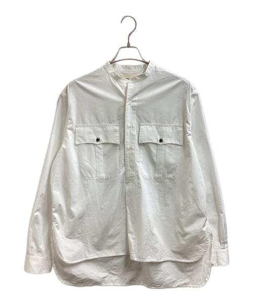 oblada.（オブラダ）oblada. (オブラダ) POSTMAN SHIRT / ポストマンシャツ / S2310BL02 ホワイト サイズ:0Sの古着・服飾アイテム