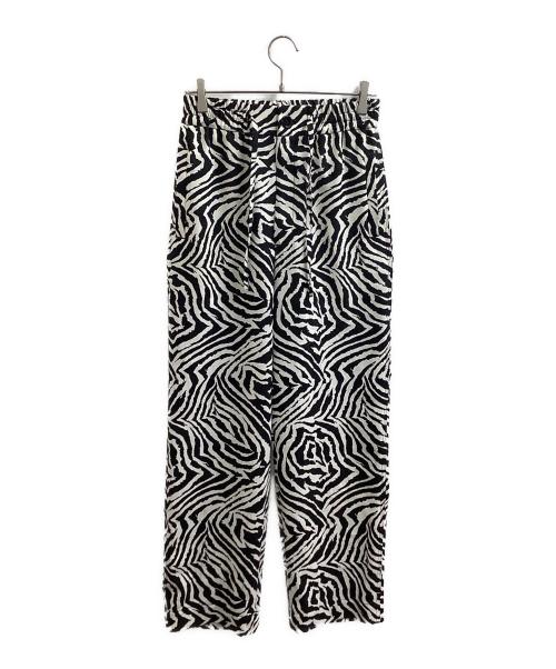 oblada.（オブラダ）oblada. (オブラダ) ZEBRA PANTS/S2510PT09 ホワイト×ブラック サイズ:Mの古着・服飾アイテム