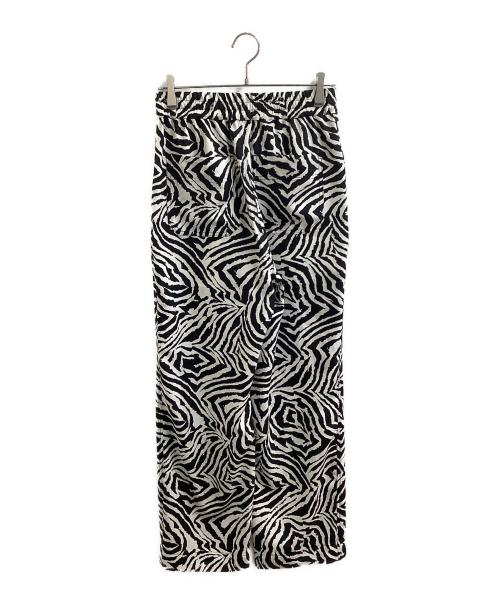 oblada.（オブラダ）oblada. (オブラダ) ZEBRA PANTS/S2510PT09 ホワイト×ブラック サイズ:Mの古着・服飾アイテム