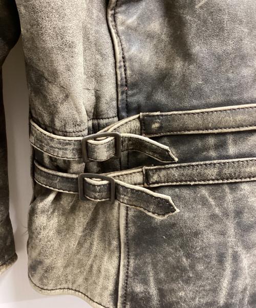 HARLEY-DAVIDSON（ハーレーダビッドソン）HARLEY-DAVIDSON (ハーレーダビッドソン) エイジングライダースジャケット ブラック サイズ:Lの古着・服飾アイテム