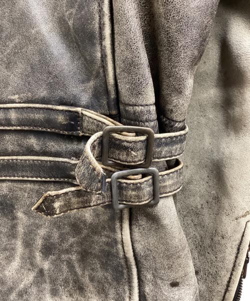 HARLEY-DAVIDSON（ハーレーダビッドソン）HARLEY-DAVIDSON (ハーレーダビッドソン) エイジングライダースジャケット ブラック サイズ:Lの古着・服飾アイテム