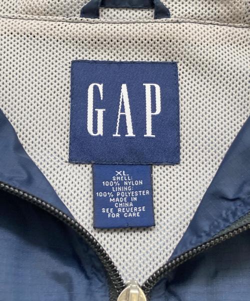 GAP（ギャップ）GAP (ギャップ) ナイロンフーデットベスト ネイビー サイズ:XLの古着・服飾アイテム