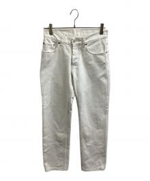 HELMUT LANG（ヘルムートラング）の古着「デニムパンツ 本人期」｜ホワイト