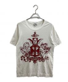 Vivienne Westwood man（ヴィヴィアン ウェストウッド マン）の古着「“VANITY” RELAX T-SHIRT / プリントTシャツ / 299045 5113」｜ホワイト