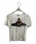 Vivienne Westwood man（ヴィヴィアン ウェストウッド マン）の古着「フロッキーオーブTシャツ / VW-24-79309」｜ホワイト