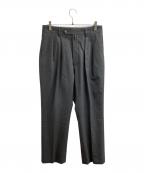 NEATニート）の古着「2タックウールパンツ」｜グレー