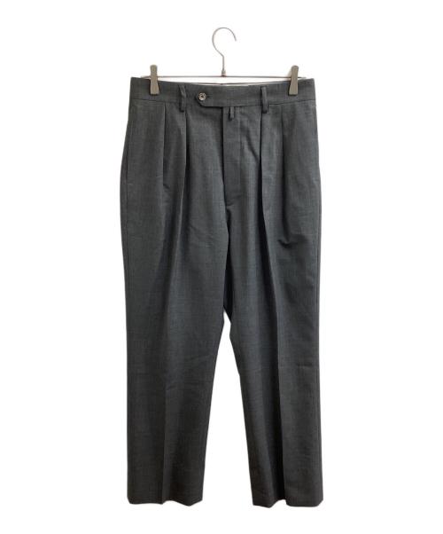 NEAT（ニート）NEAT (ニート) 2タックウールパンツ グレー サイズ:44の古着・服飾アイテム