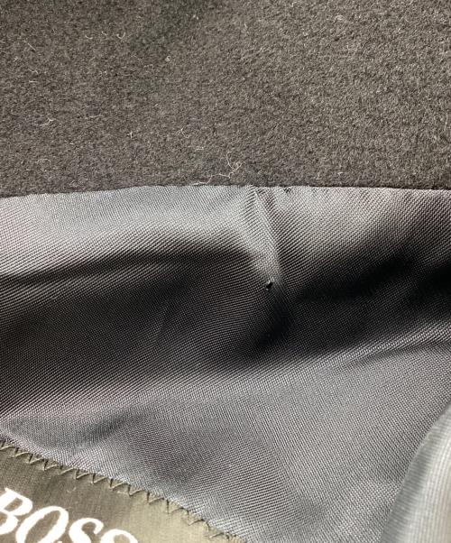 HUGO BOSS（ヒューゴ ボス）HUGO BOSS (ヒューゴ ボス) カシミヤ混ウールチェスターコート / ロロピアーナ生地 / Loro Piana　 ブラック サイズ:50の古着・服飾アイテム