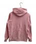 Supreme (シュプリーム) Overdyed Hooded Sweatshirt / オーバーダイフード付きスウェットシャツ / 17SS ピンク サイズ:M：8000円