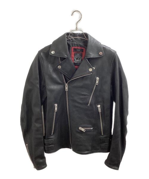 DIESEL（ディーゼル）DIESEL (ディーゼル) ラムレザーライダースジャケット / TIMELESS ブラック サイズ:Lの古着・服飾アイテム