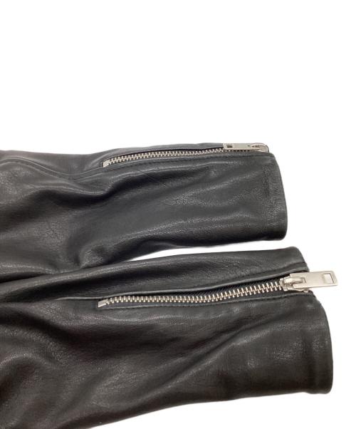 DIESEL（ディーゼル）DIESEL (ディーゼル) ラムレザーライダースジャケット / TIMELESS ブラック サイズ:Lの古着・服飾アイテム