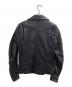 DIESEL (ディーゼル) ラムレザーライダースジャケット / TIMELESS ブラック サイズ:L：22000円