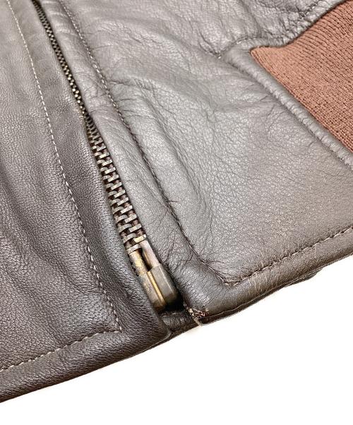 cooper（クーパー）COOPER (クーパー) G-1フライトジャケット / 8718-01-824-3400 / USA製 ブラウン サイズ:42Rの古着・服飾アイテム