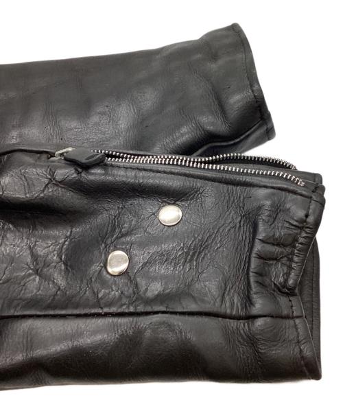 WALTER DYER（ウォルター・ダイアー）WALTER DYER (ウォルター・ダイアー) ダブルライダースジャケット / USA製 ブラック サイズ:44の古着・服飾アイテム