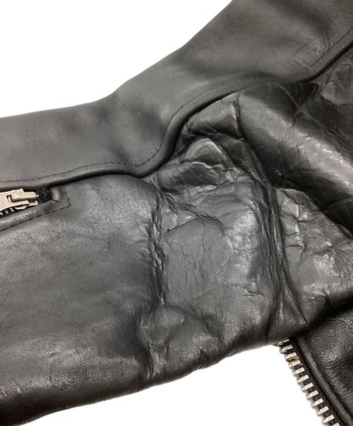 WALTER DYER（ウォルター・ダイアー）WALTER DYER (ウォルター・ダイアー) ダブルライダースジャケット / USA製 ブラック サイズ:44の古着・服飾アイテム