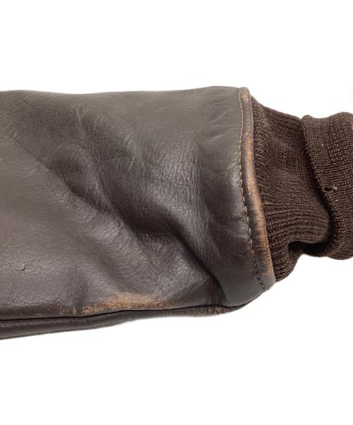 U'S NAVY（アメリカ海軍）U'S NAVY (ユーエスネイビー) G-1フライトジャケット / 8415-00-268-7801 / BRILL BROS社製 / 87年製造 ブラウン サイズ:44の古着・服飾アイテム