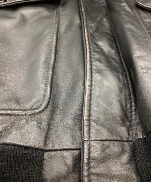 Schott（ショット）Schott (ショット) G-1フライトジャケット / 674SM ブラック サイズ:42の古着・服飾アイテム