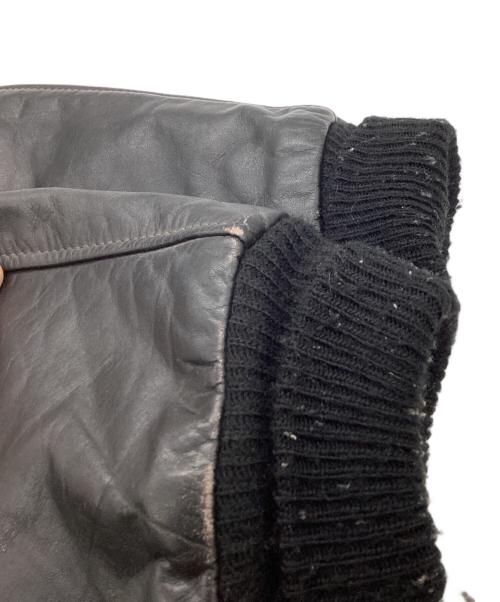 Schott（ショット）Schott (ショット) G-1フライトジャケット / 674SM ブラック サイズ:42の古着・服飾アイテム