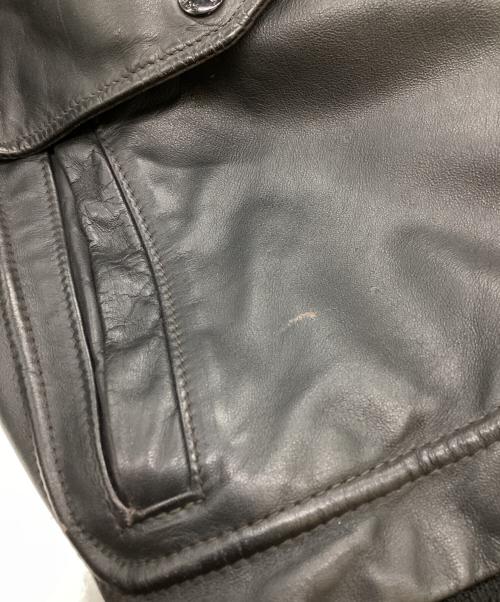 Schott（ショット）Schott (ショット) G-1フライトジャケット / 674SM ブラック サイズ:42の古着・服飾アイテム