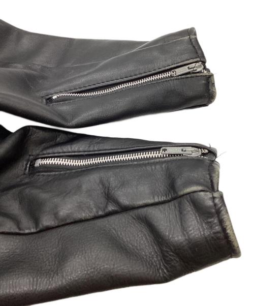 Schott（ショット）Schott (ショット) ダブルライダースジャケット / 618 / USA製 ブラック サイズ:42の古着・服飾アイテム