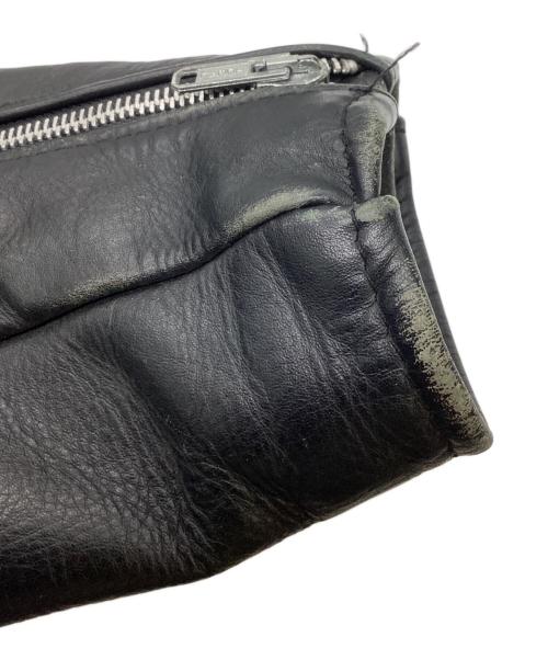 Schott（ショット）Schott (ショット) ダブルライダースジャケット / 618 / USA製 ブラック サイズ:42の古着・服飾アイテム