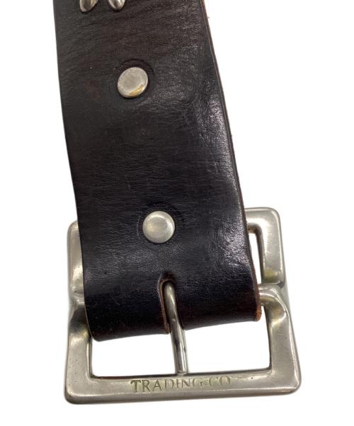 htc（エイチティーシー）htc (エイチティーシー) フラワースタッズベルト / Flour studs belt ブラック サイズ:32の古着・服飾アイテム