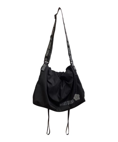 MARY QUANT（マリークヮント）MARY QUANT (マリークヮント) ロゴドロストショルダー ブラックの古着・服飾アイテム